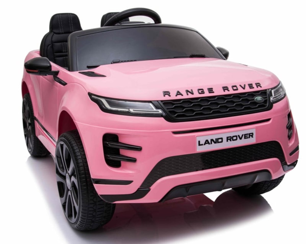 Range Rover Evoque Roze - 1 persoons - Incl. bluetooth en FM Radio - Softstart | Elektrische kinderauto - Inclusief afstandsbediening - Gratis verzending - KiddoCars